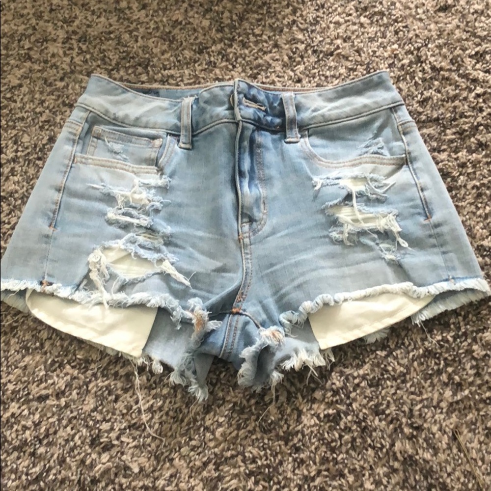 American eagle hi-rise shortie